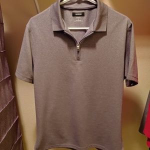 Mens polo shirt with zipper